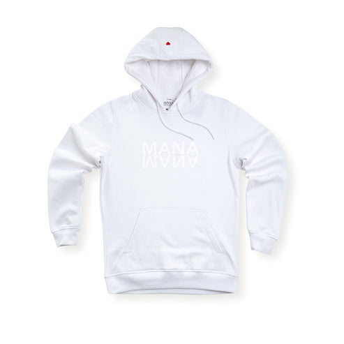 Men's 3D Logo Hoodie White
